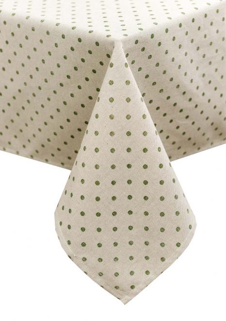 Скатертина Горох зелений ПРОВАНС, 136х220см 031602