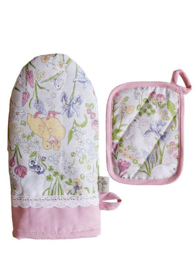 Набір кухонний рукавичка та прихватка Весна ПРОВАНС, 29х15см, 20х20см 033998