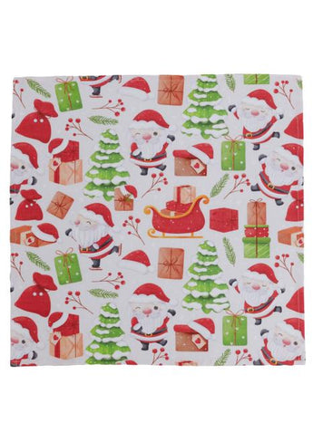 Серветка Санта на білому ПРОВАНС, 40х40см 035752