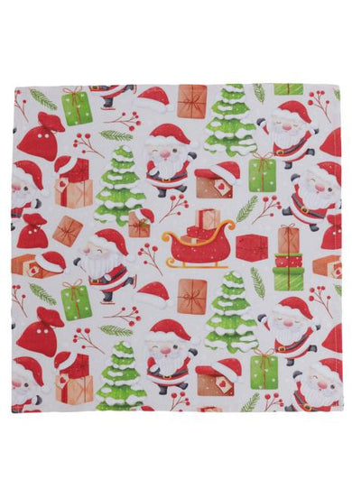 Серветка Санта на білому ПРОВАНС, 40х40см 035752