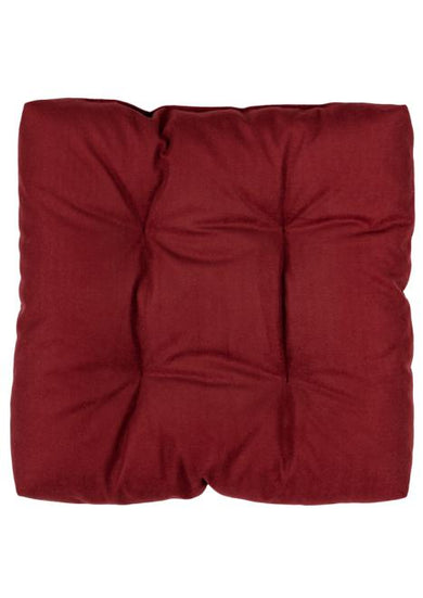 Подушка на стілець FIESTA бордова ПРОВАНС, 40х40см 033512