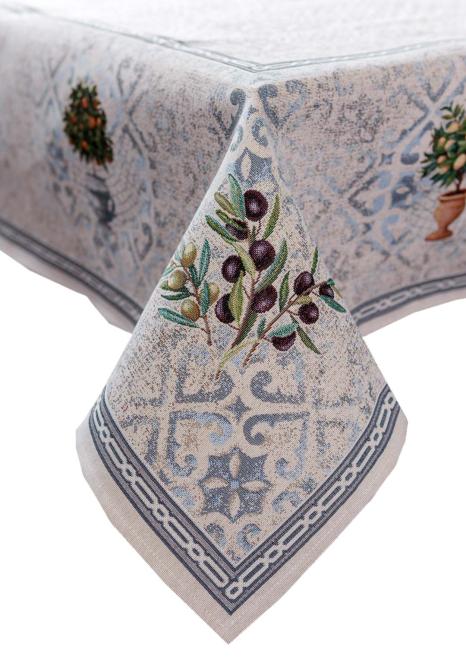 Скатертина гобеленова на стіл Афіни ПРОВАНС, 136х240см 035390