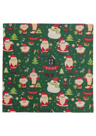 Серветка Санта на зеленому ПРОВАНС, 40х40см 035754