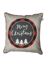 Наволочка декоративна Merry Christmas сіра ПРОВАНС, 45х45см 031692