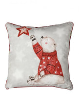 Наволочка декоративна Білий ведмедик ПРОВАНС, 45х45см 031690