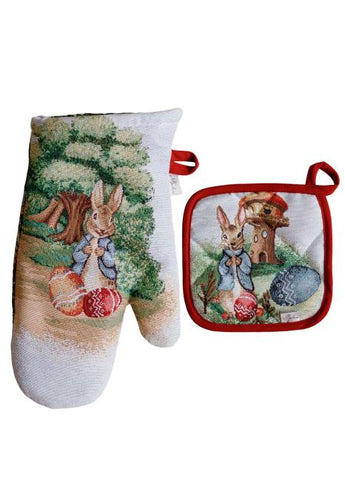 Гобеленова рукавичка Галявина ПРОВАНС, 33х16см 034329