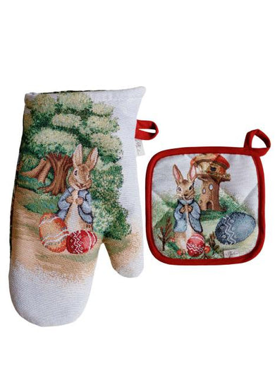 Гобеленова рукавичка Галявина ПРОВАНС, 33х16см 034329