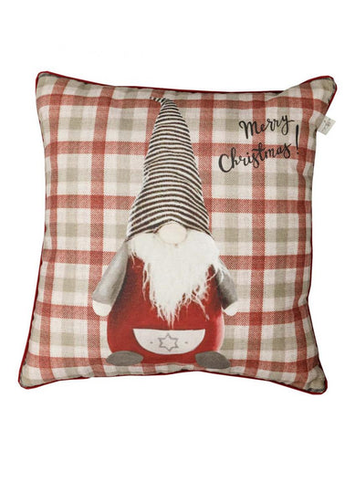 Наволочка декоративна Гном в клітинку ПРОВАНС, 45х45см 031686