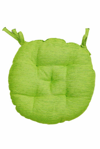 Кругла подушка для стільця CHENILLA салатова ПРОВАНС, D40см 039026