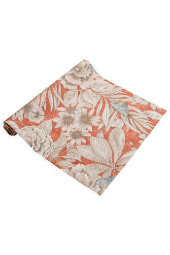 Доріжка на стіл Пташка на теракоті ПРОВАНС, 40х140см 034753