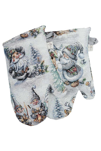 Новорічна гобеленова рукавичка Казкові гноми ПРОВАНС, 32х15см 038467