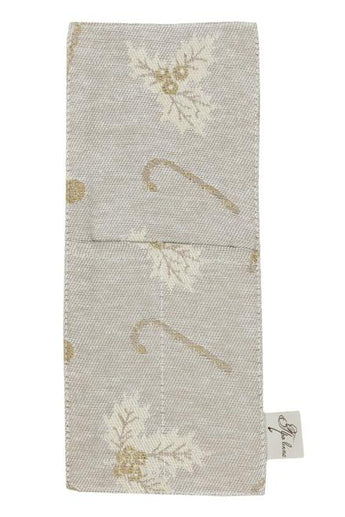 Набір новорічних чохлів для приборів Шапочки на бежевому ПРОВАНС, 24х10см 038509