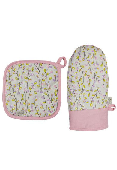 Набір рукавичка та прихватка Гілочки ПРОВАНС, 32х20см 034947