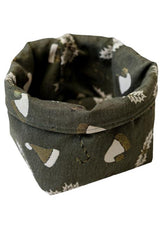 Кошик для зберігання Шапочки на зеленому ПРОВАНС, 18х18х14см 036832