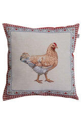 Декоративна гобеленова наволочка Добробут курочка ПРОВАНС, 45х45см 044434