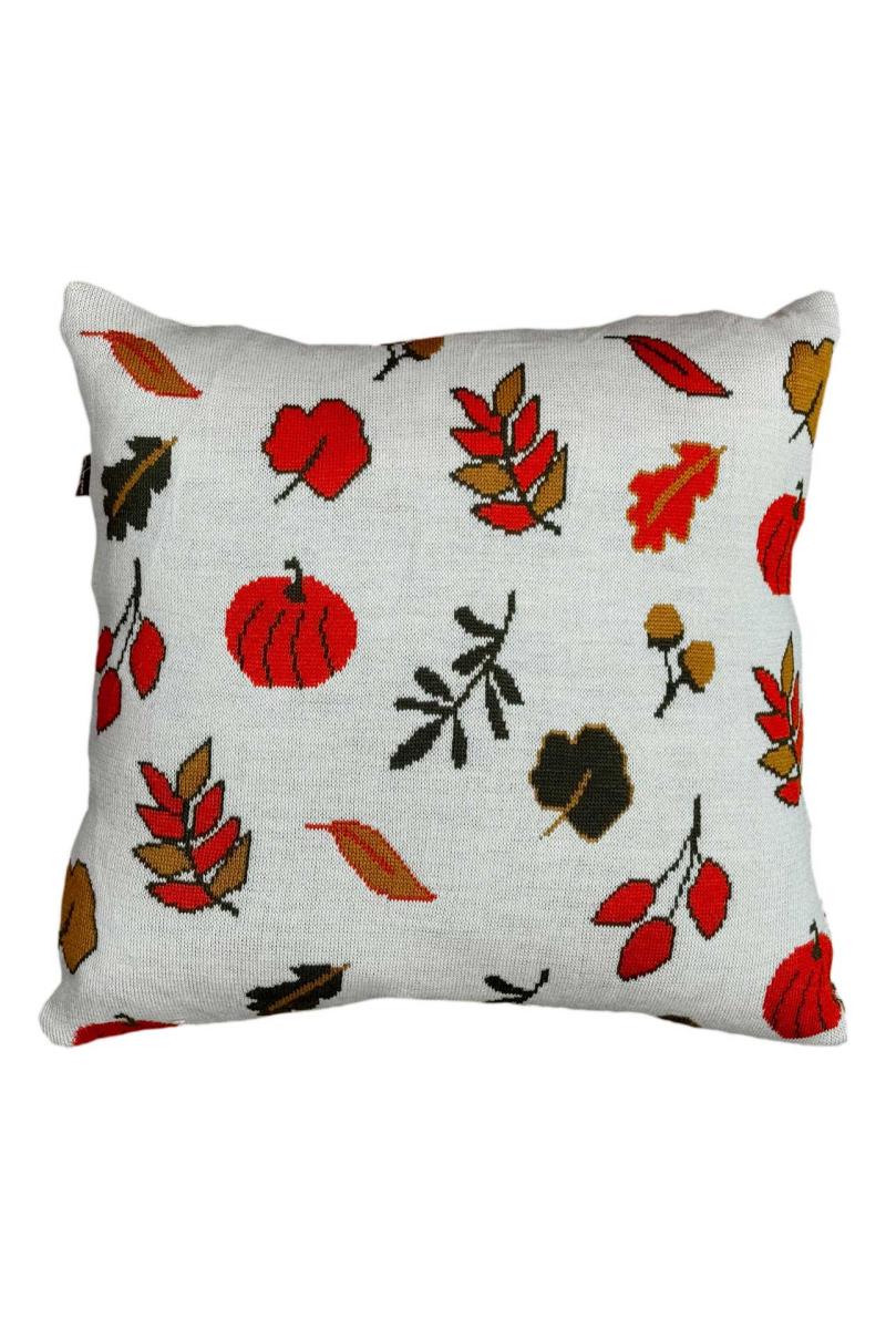 Декоративна в'язана подушка Happy Fall Прованс, 45х45 см