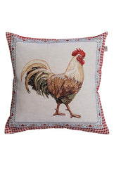 Декоративна гобеленова наволочка Добробут півень ПРОВАНС, 45х45см 044432