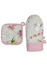 Набір рукавичка та прихватка Орхідея ПРОВАНС, 32х20см 034948