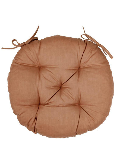 Подушка для стільця Super Бежева кругла ПРОВАНС, D40см 025256