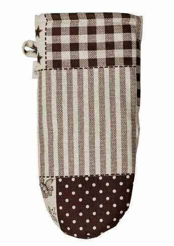Рукавиця для кухні Печворк коричневий ПРОВАНС, універсальний 031510