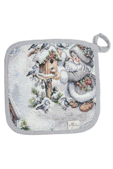 Гобеленова новорічна прихватка Казкові гноми ПРОВАНС, 20х20см 038469