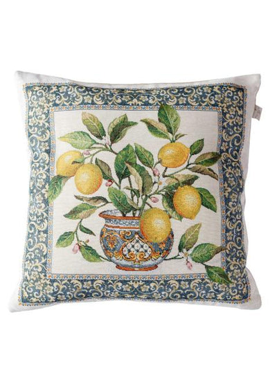 Гобеленова декоративна наволочка Соковиті лимони ПРОВАНС, 45х45см 035420