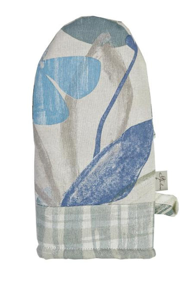 Набір рукавичка та прихватка Блакитні Квіти ПРОВАНС, 32х20см 034949