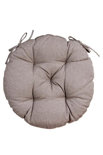 Кругла подушка на стілець RINO коричнева ПРОВАНС, D40см 038558