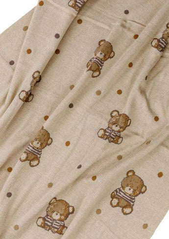 Плед дитячий в'язаний Тедді ПРОВАНС, 90х100см 033718