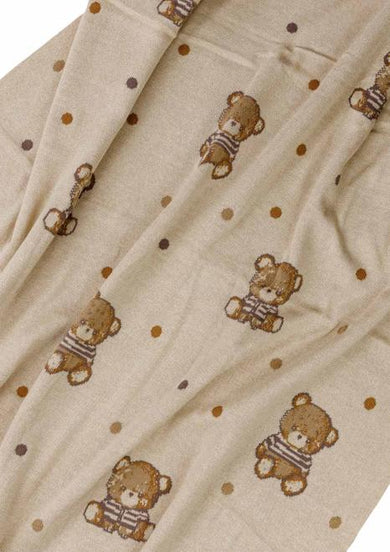 Плед дитячий в'язаний Тедді ПРОВАНС, 90х100см 033718