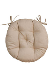 Кругла подушка на стілець RINO бежева ПРОВАНС, D40см 038556