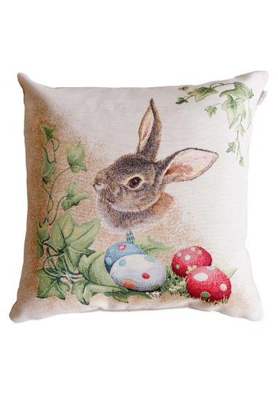 Великоднева декоративна подушка  Веснянка Заєць ПРОВАНС, 45х45см 034268