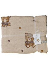 Плед дитячий в'язаний Тедді ПРОВАНС, 90х100см 033718