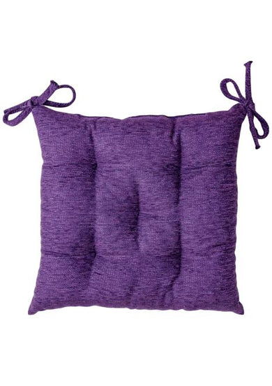 Подушка для стільця CHENILLA фіолетова ПРОВАНС, 40х40см 034845