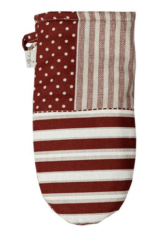 Рукавиця для кухні Печворк бордо ПРОВАНС, універсальний 031508