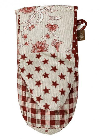 Рукавиця для кухні Печворк бордо ПРОВАНС, універсальний 031508