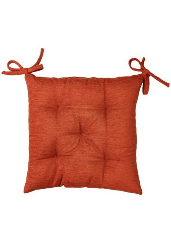 Подушка для стільця CHENILLA помаранчева ПРОВАНС, 40х40см 034841