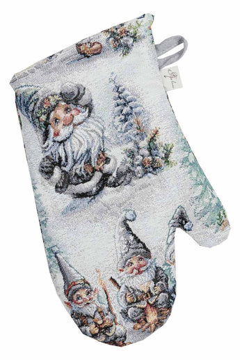 Новорічна гобеленова рукавичка Казкові гноми ПРОВАНС, 32х15см 038467