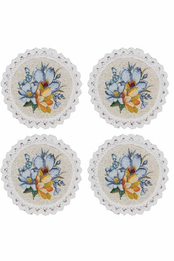 Великодній набір серветок під чашку Рrimavera ПРОВАНС, D14см 039313