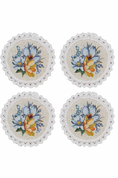 Великодній набір серветок під чашку Рrimavera ПРОВАНС, D14см 039313