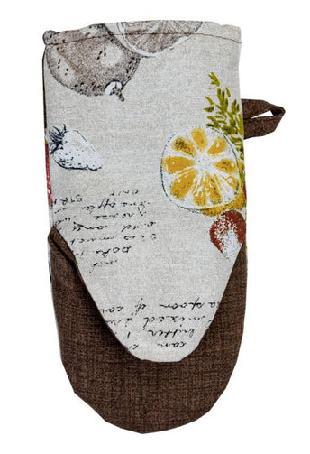 Набір фартух,рукавичка та прихватка Fruits ПРОВАНС, 32х26см 034880