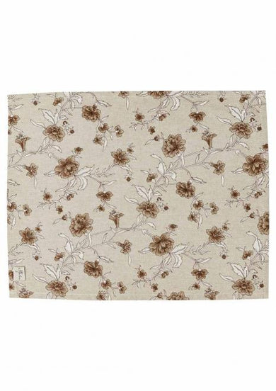 Серветка Квіти коричневі ПРОВАНС, 35х45см 031520