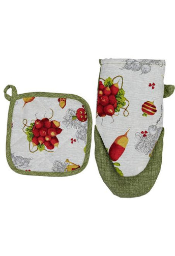 Набір фартух,рукавичка та прихватка Radish ПРОВАНС, 32х26см 034881