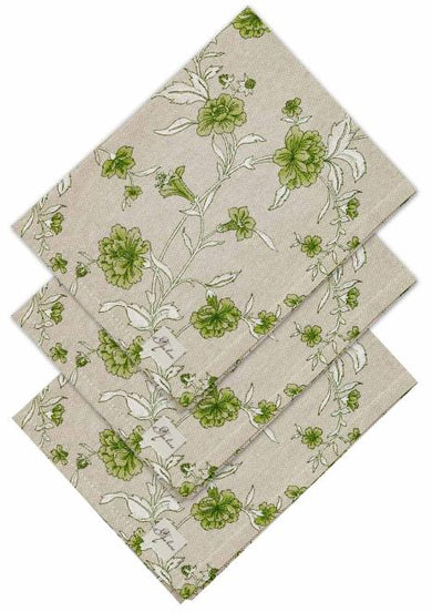 Набір серветок Квіти зелені ПРОВАНС, 35х45см 035083