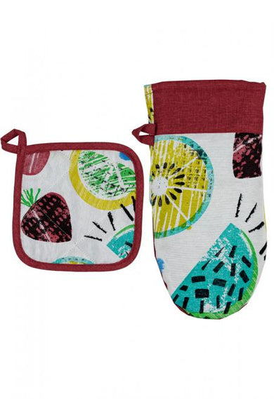 Рукавиця для кухні Red cherries ПРОВАНС, 29х15см 032958