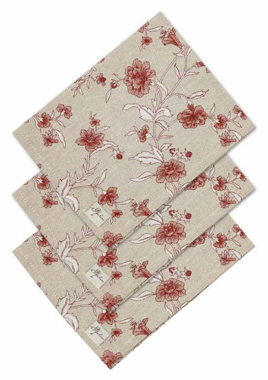 Набір серветок Квіти бордо ПРОВАНС, 35х45см 035082