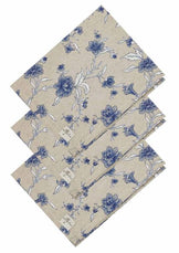 Набір серветок Квіти сині ПРОВАНС, 35х45см 035085