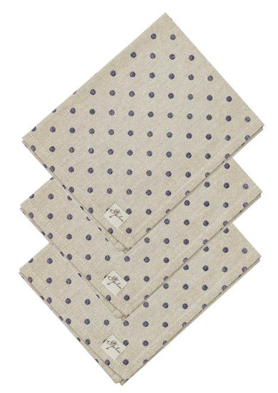 Набір серветок Горох синій ПРОВАНС, 35х45см 035080