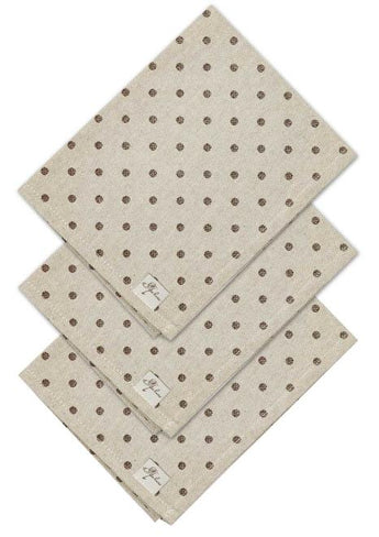Набір серветок Горох коричневий ПРОВАНС, 35х45см 035079