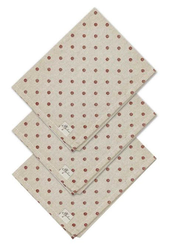 Набір серветок Горох бордо ПРОВАНС, 35х45см 035077